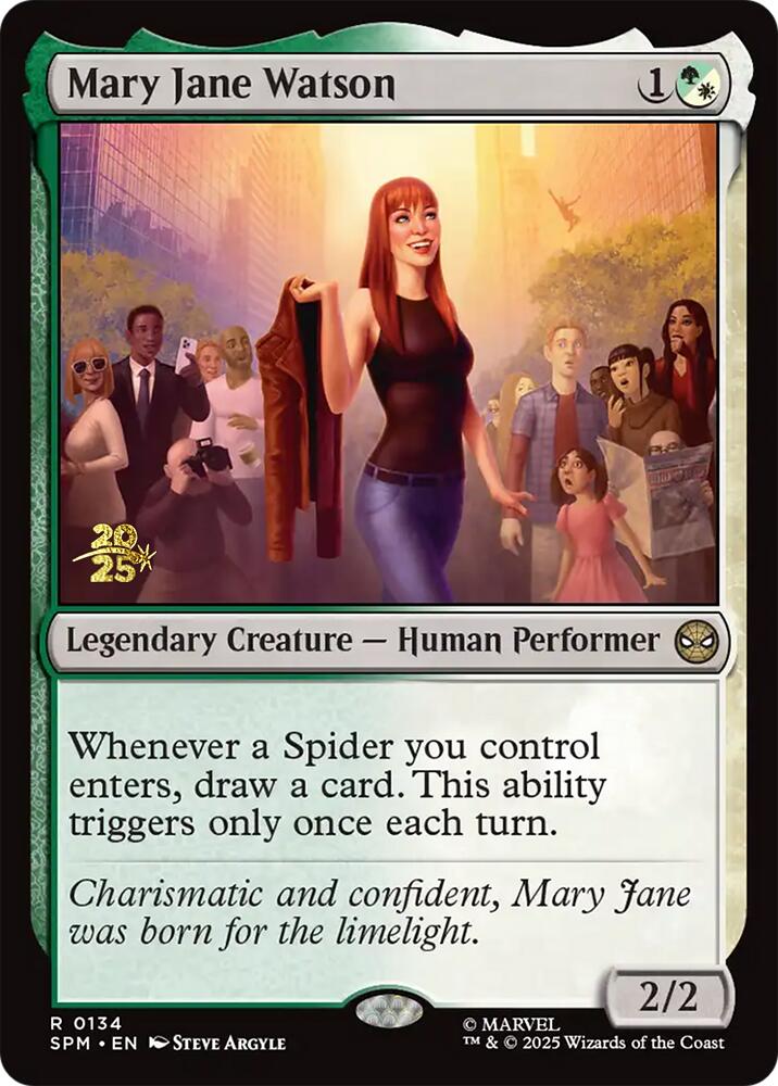 Mary Jane Watson [Marvel's Spider-Man Prerelease Promos] | Cards and Coasters CA