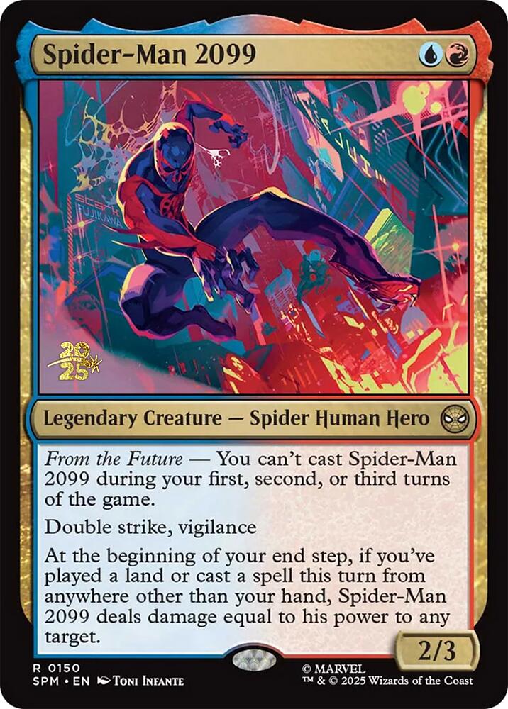 Spider-Man 2099 [Marvel's Spider-Man Prerelease Promos] | Cards and Coasters CA