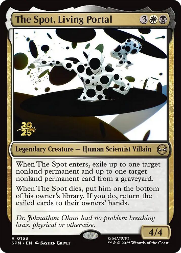 The Spot, Living Portal [Marvel's Spider-Man Prerelease Promos] | Cards and Coasters CA