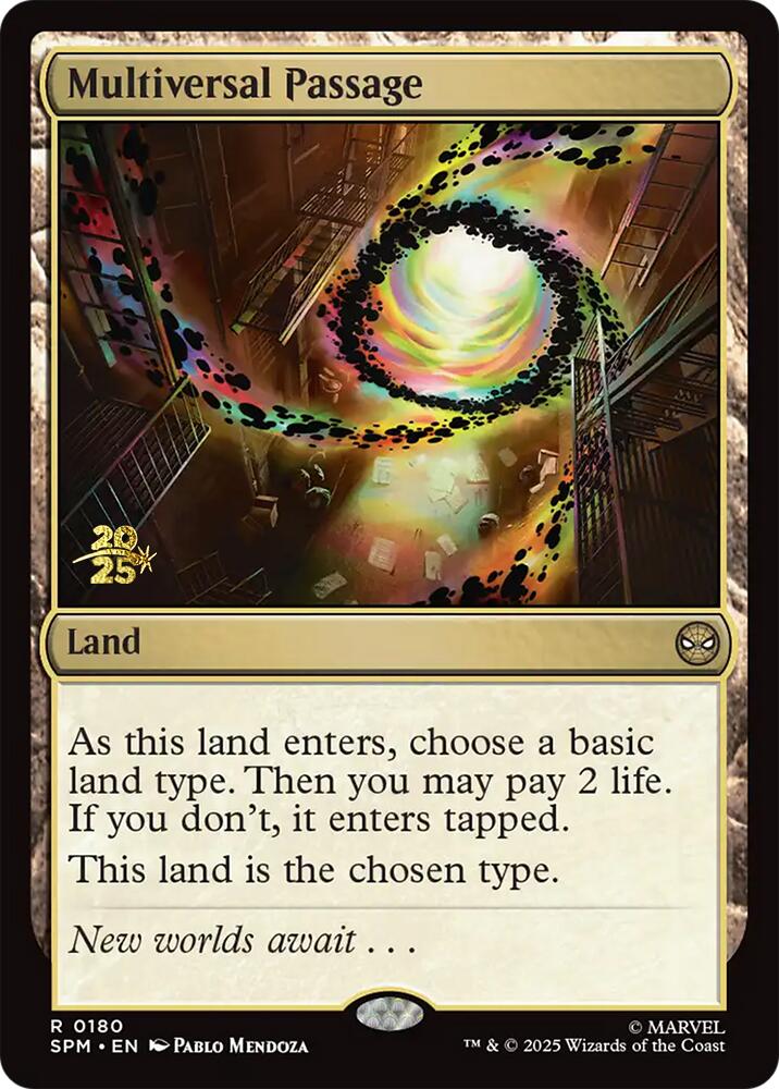 Multiversal Passage [Marvel's Spider-Man Prerelease Promos] | Cards and Coasters CA