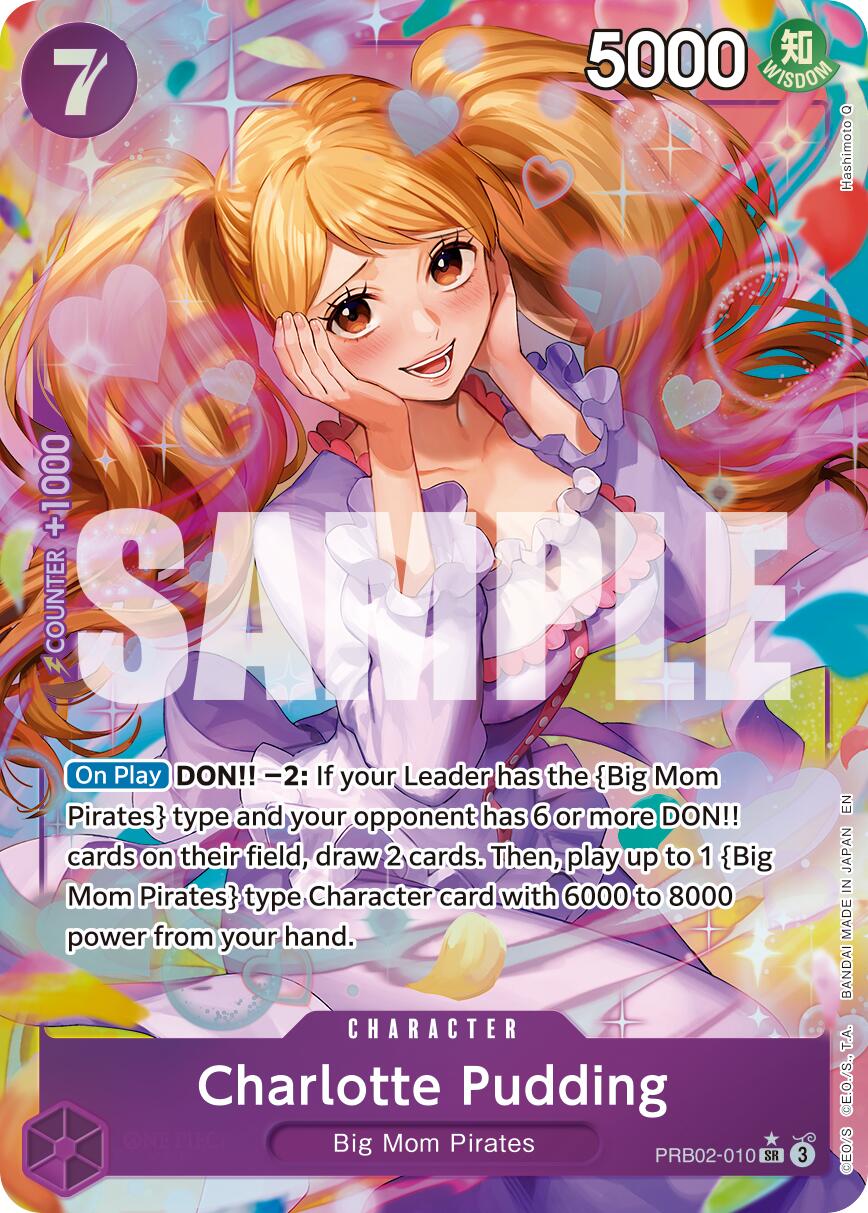 Charlotte Pudding (Alternate Art) [Premium Booster -The Best- Vol. 2] | Cards and Coasters CA
