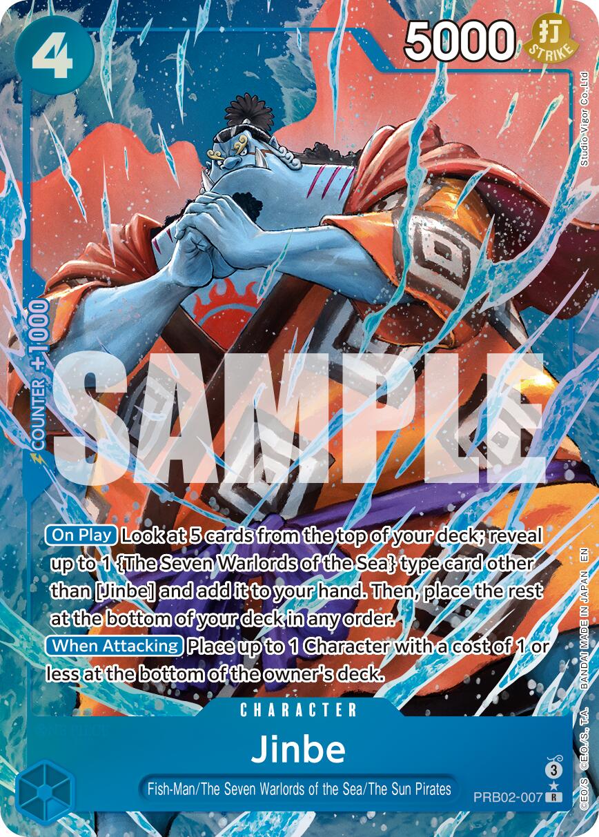 Jinbe (PRB02-007)(Alternate Art) [Premium Booster -The Best- Vol. 2] | Cards and Coasters CA