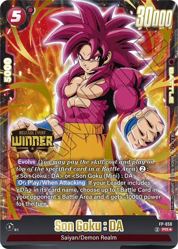 Son Goku : DA (FP-050) (Release Event Winner) [Fusion World Promotion Cards] | Cards and Coasters CA