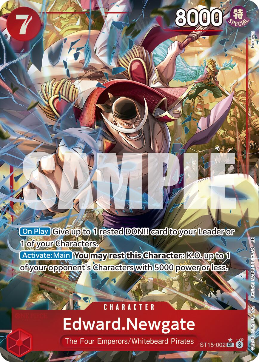 Edward.Newgate (ST15-002) (Alternate Art) [Premium Booster -The Best- Vol. 2] | Cards and Coasters CA