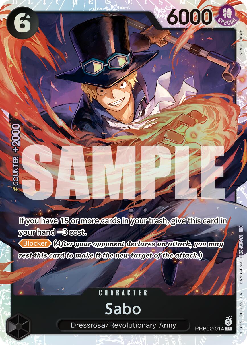 Sabo [Premium Booster -The Best- Vol. 2] | Cards and Coasters CA