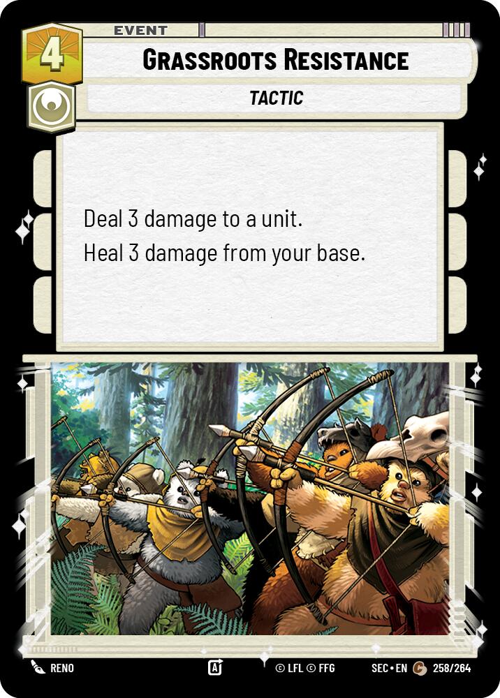 Grassroots Resistance (258/264) (258/264) [Secrets of Power] | Cards and Coasters CA
