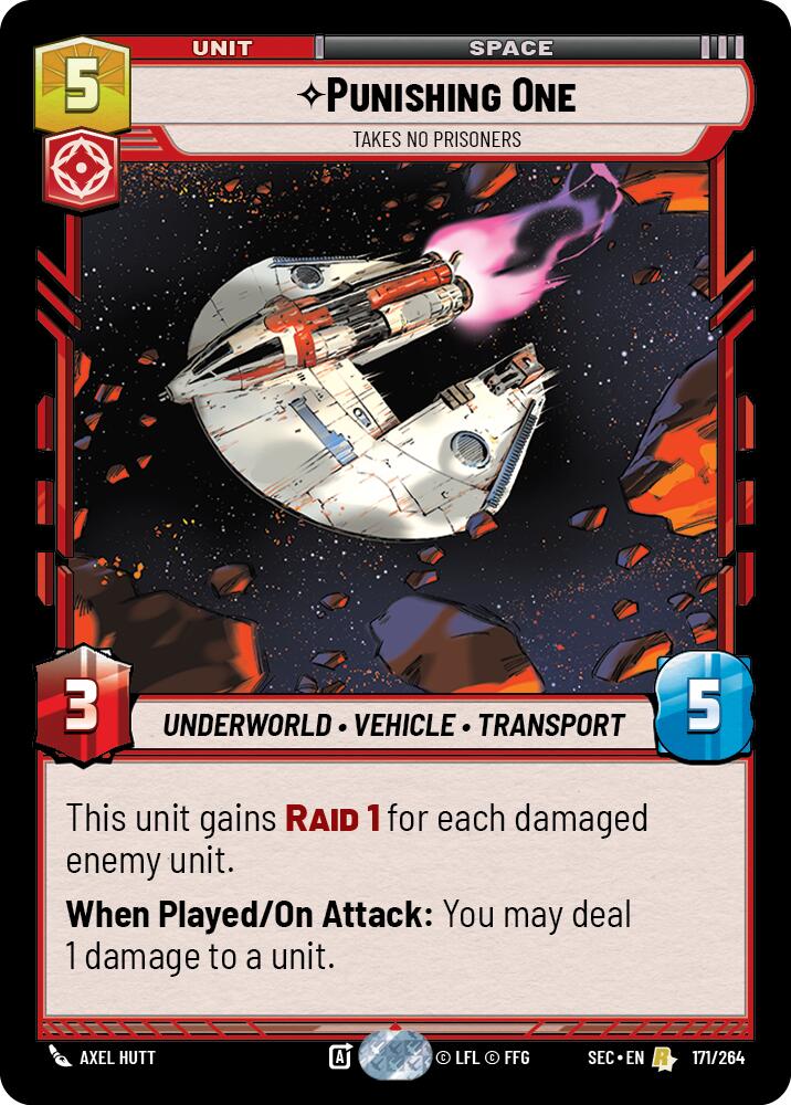 Punishing One (171/264) - Takes No Prisoners (171/264) [Secrets of Power] | Cards and Coasters CA