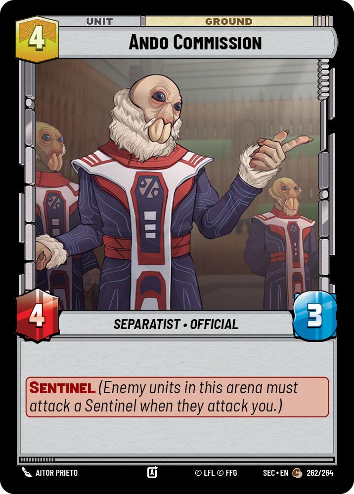Ando Commission (262/264) (262/264) [Secrets of Power] | Cards and Coasters CA