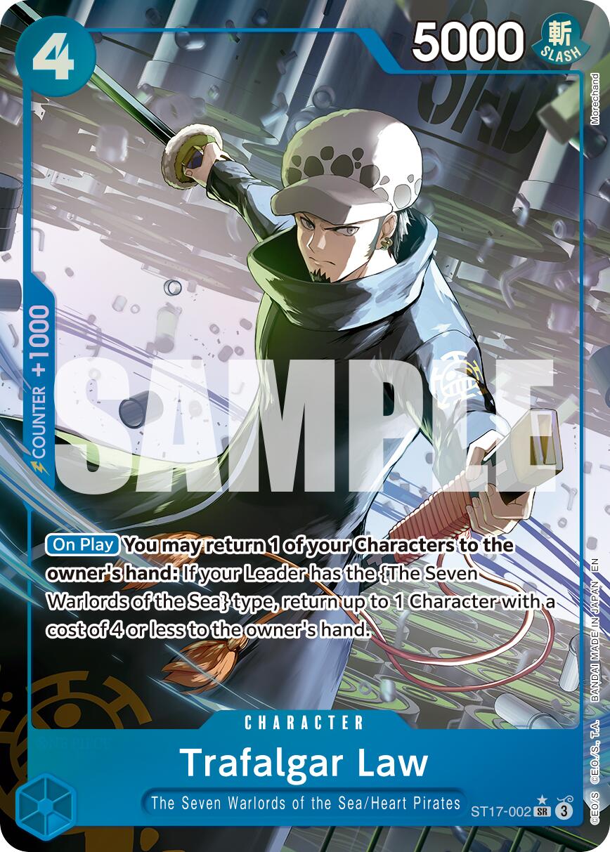 Trafalgar Law (ST17-002) (Alternate Art) [Premium Booster -The Best- Vol. 2] | Cards and Coasters CA