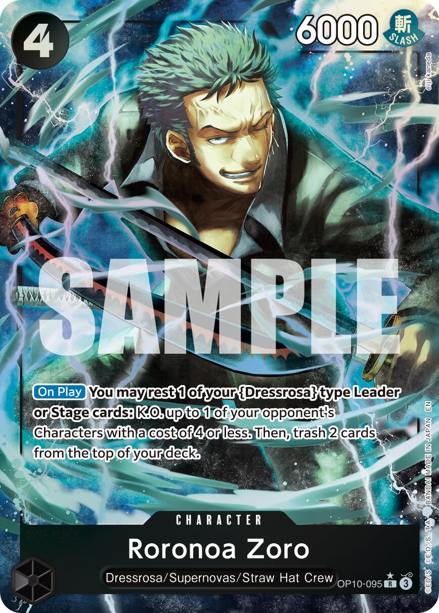 Roronoa Zoro (OP10-095) (Alternate Art) [Premium Booster -The Best- Vol. 2] | Cards and Coasters CA