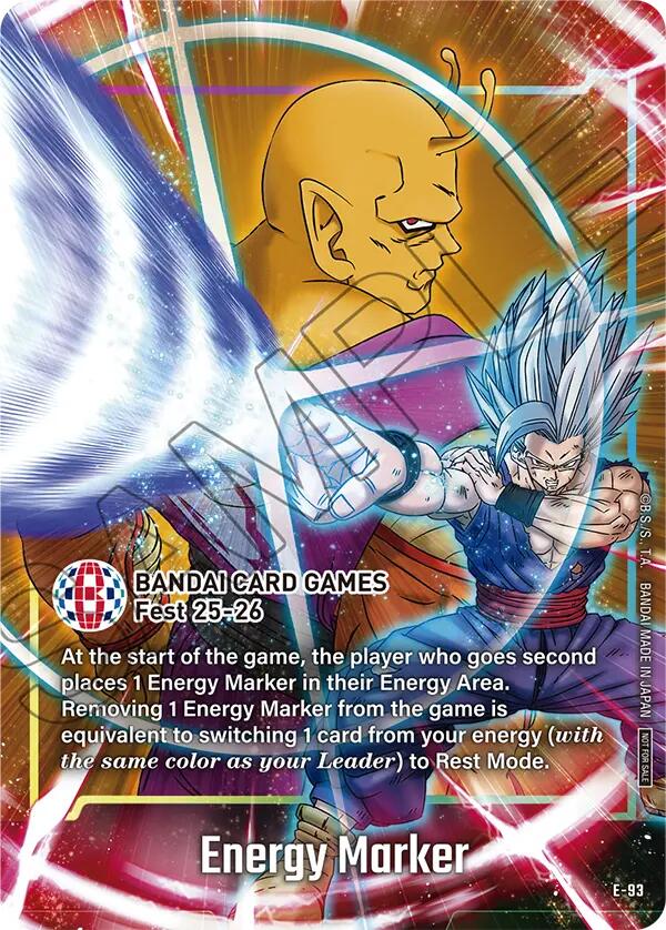 Energy Marker (E-93) [Fusion World Energy Markers] | Cards and Coasters CA