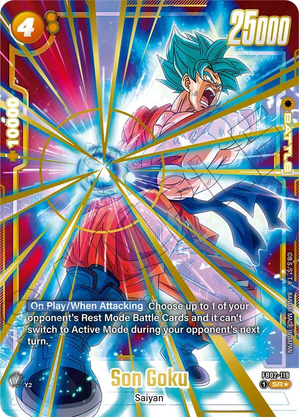 Son Goku (FB02-119) (Gold) [Fusion World Promotion Cards] | Cards and Coasters CA