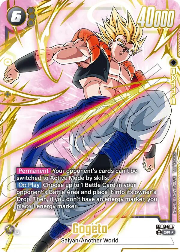 Gogeta (FB06-097) (Gold) [Fusion World Promotion Cards] | Cards and Coasters CA