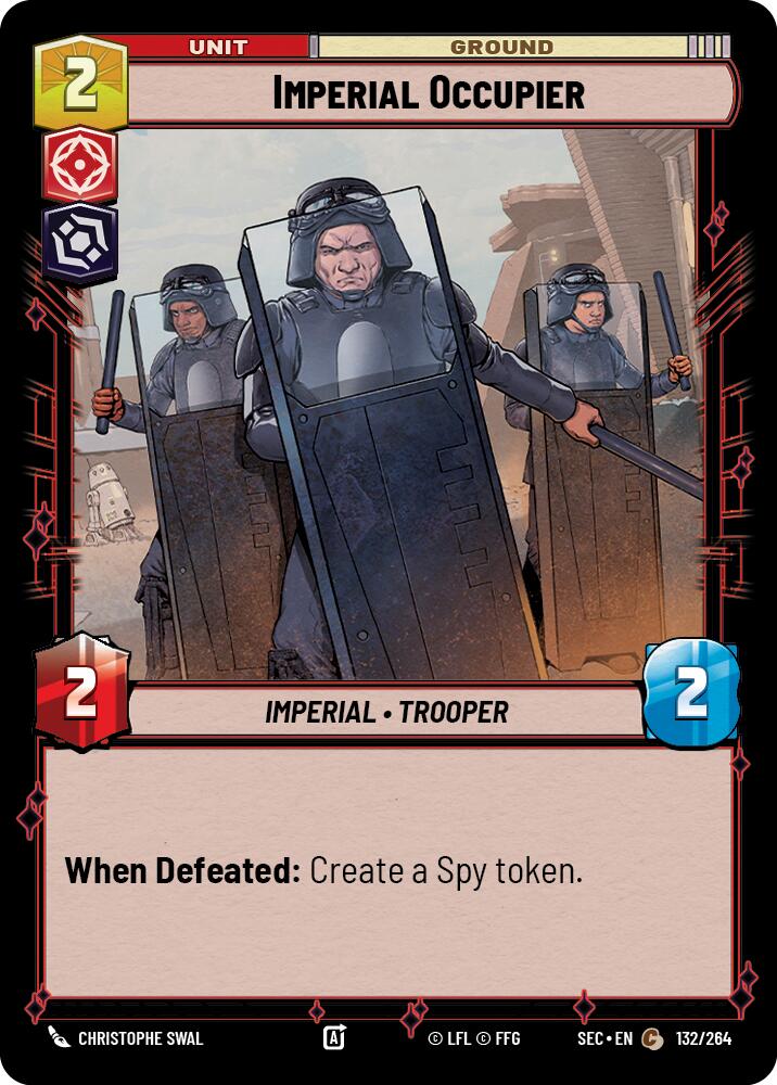 Imperial Occupier (132/264) (132/264) [Secrets of Power] | Cards and Coasters CA