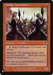 Goblin Taskmaster [The List Reprints] | Cards and Coasters CA