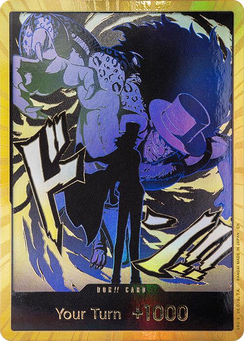 DON!! Card (Rob Lucci) (Gold) [Premium Booster -The Best- Vol. 2] | Cards and Coasters CA