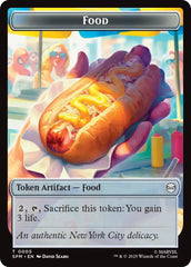 Food // Robot Double-Sided Token [Marvel's Spider-Man Tokens] | Cards and Coasters CA