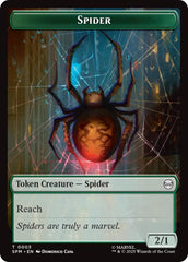 Spider // Treasure Double-Sided Token [Marvel's Spider-Man Tokens] | Cards and Coasters CA