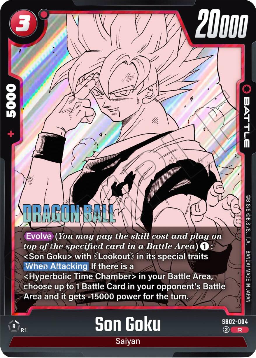 Son Goku (SB02-004) [Manga Booster 02] | Cards and Coasters CA