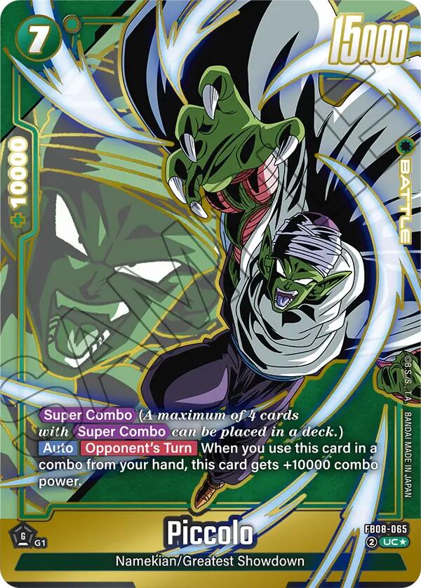 Piccolo (FB08-065) (Alternate Art) [Saiyan's Pride] | Cards and Coasters CA
