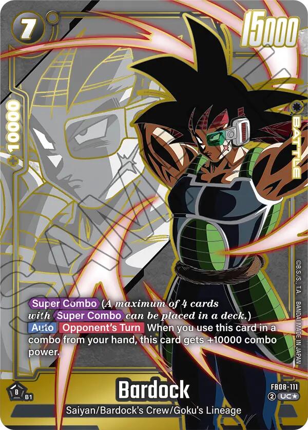 Bardock (FB08-111) (Alternate Art) [Saiyan's Pride] | Cards and Coasters CA