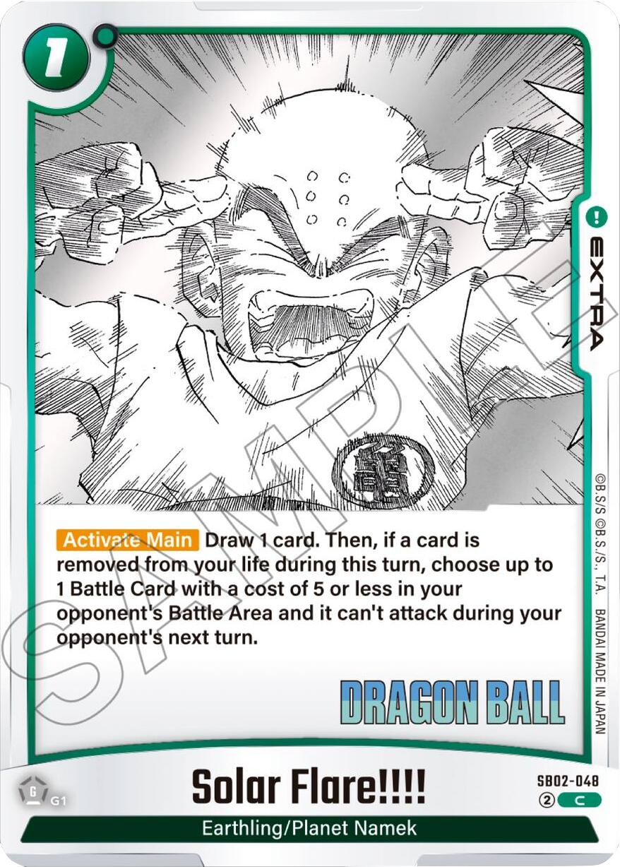 Solar Flare!!!! [Manga Booster 02] | Cards and Coasters CA
