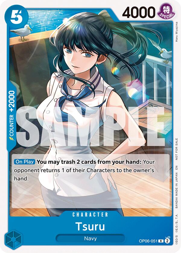 Tsuru (Tournament Pack 2025 Vol. 4) [One Piece Promotion Cards] | Cards and Coasters CA