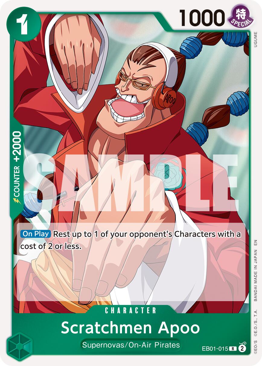Scratchmen Apoo (EB01-015) (Reprint) [Premium Booster -The Best- Vol. 2] | Cards and Coasters CA