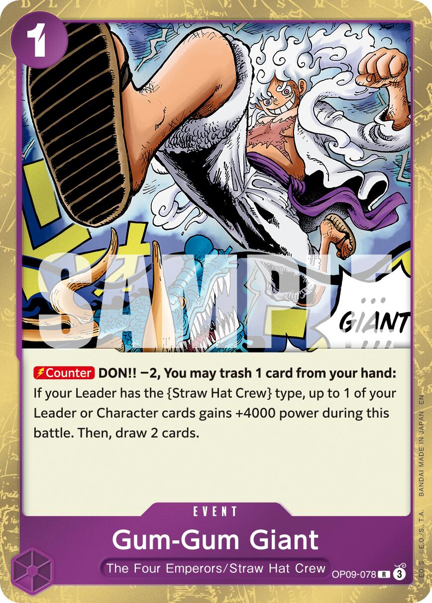 Gum-Gum Giant (Reprint) [Premium Booster -The Best- Vol. 2] | Cards and Coasters CA