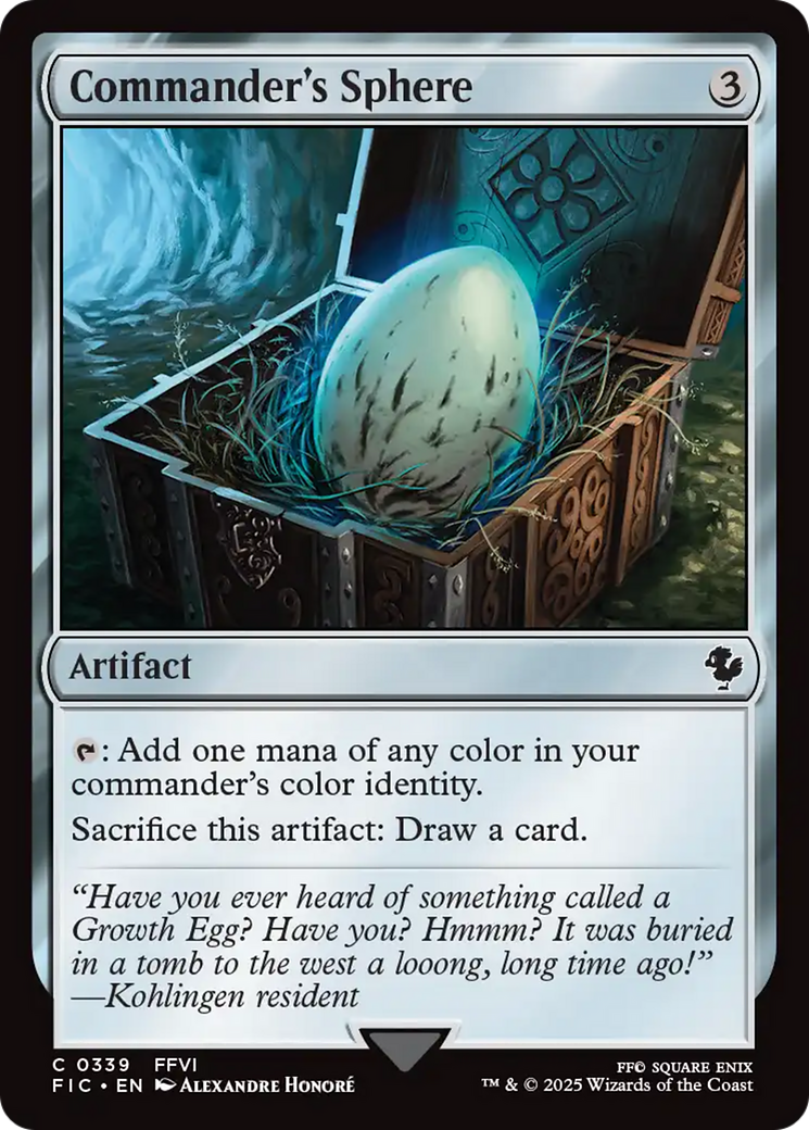 Commander's Sphere [FINAL FANTASY Commander] | Cards and Coasters CA