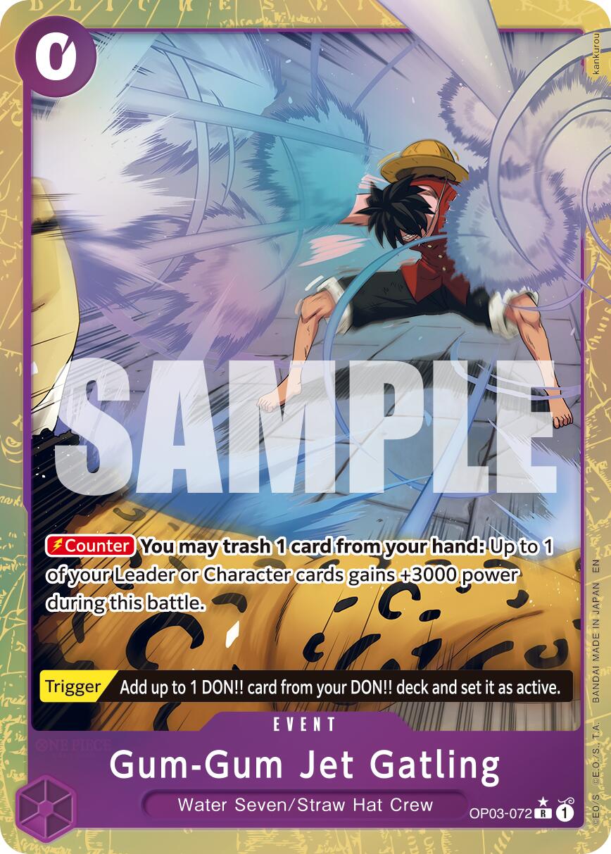 Gum-Gum Jet Gatling (Alternate Art) [Premium Booster -The Best- Vol. 2] | Cards and Coasters CA