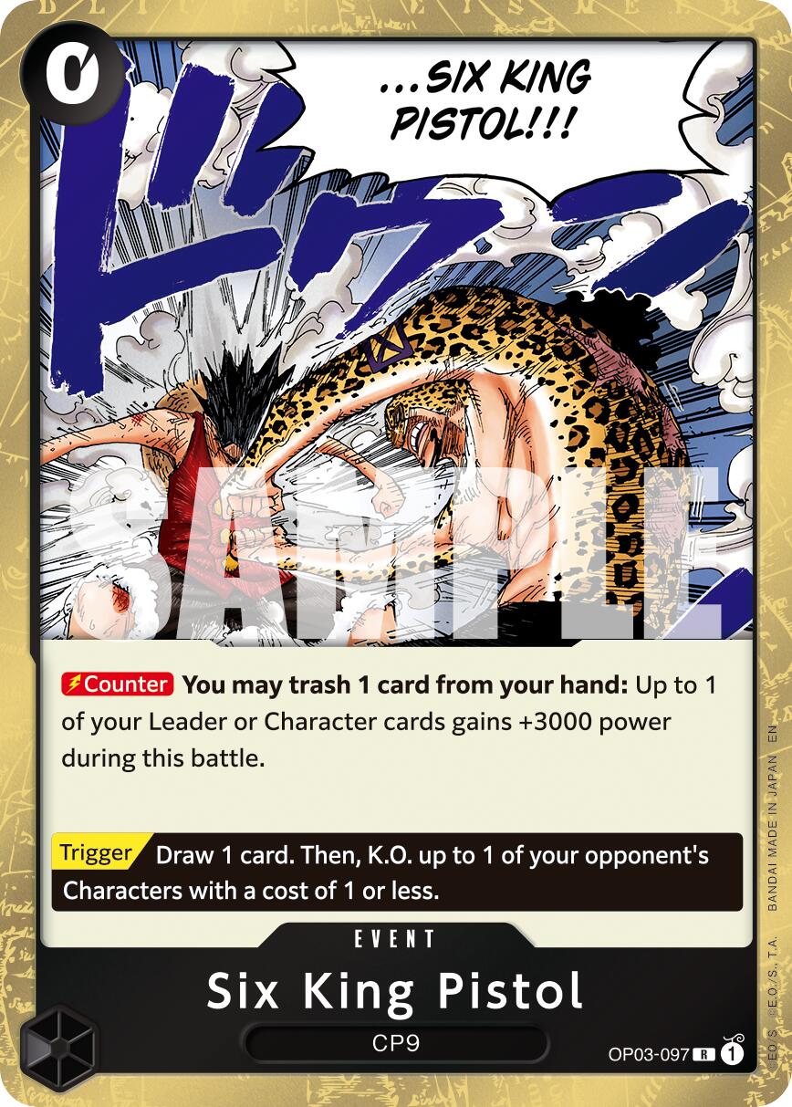 Six King Pistol (Reprint) [Premium Booster -The Best- Vol. 2] | Cards and Coasters CA