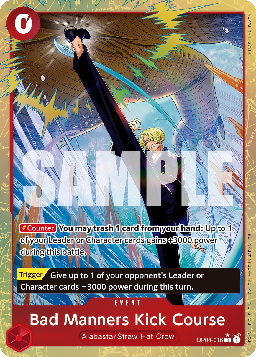 Bad Manners Kick Course (Alternate Art) [Premium Booster -The Best- Vol. 2] | Cards and Coasters CA