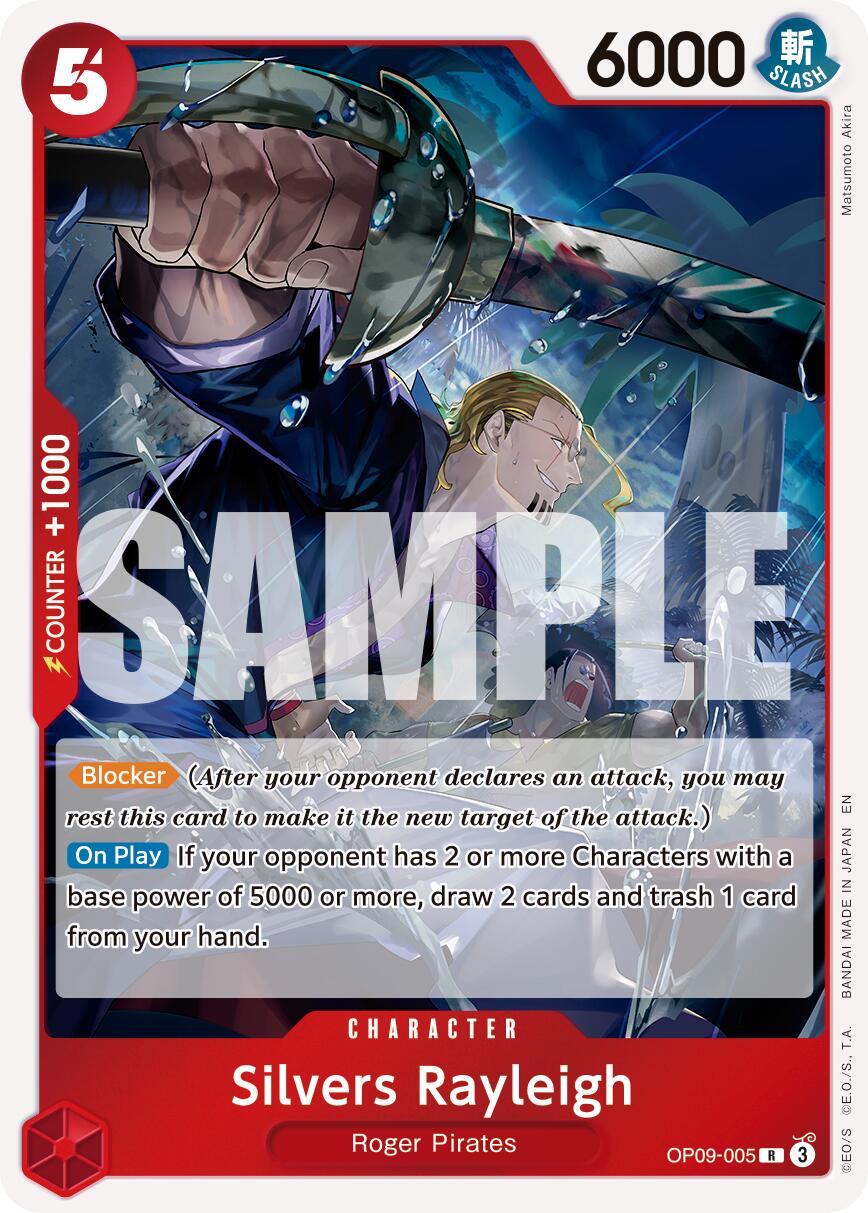 Silvers Rayleigh (OP09-005) (Reprint) [Premium Booster -The Best- Vol. 2] | Cards and Coasters CA