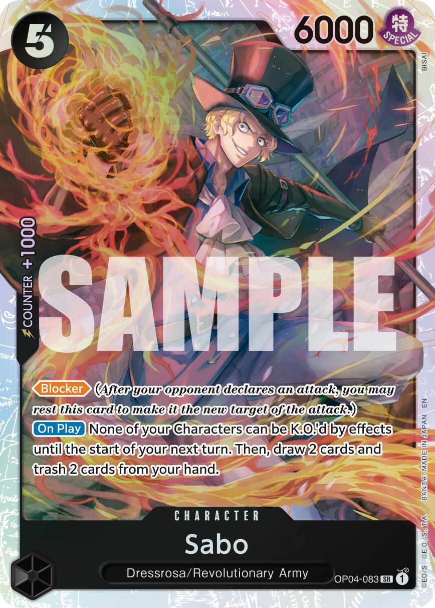 Sabo (OP04-083) (Reprint) [Premium Booster -The Best- Vol. 2] | Cards and Coasters CA