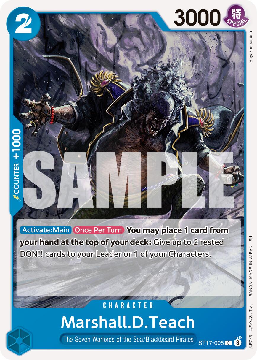 Marshall.D.Teach (ST17-005) [Premium Booster -The Best- Vol. 2] | Cards and Coasters CA