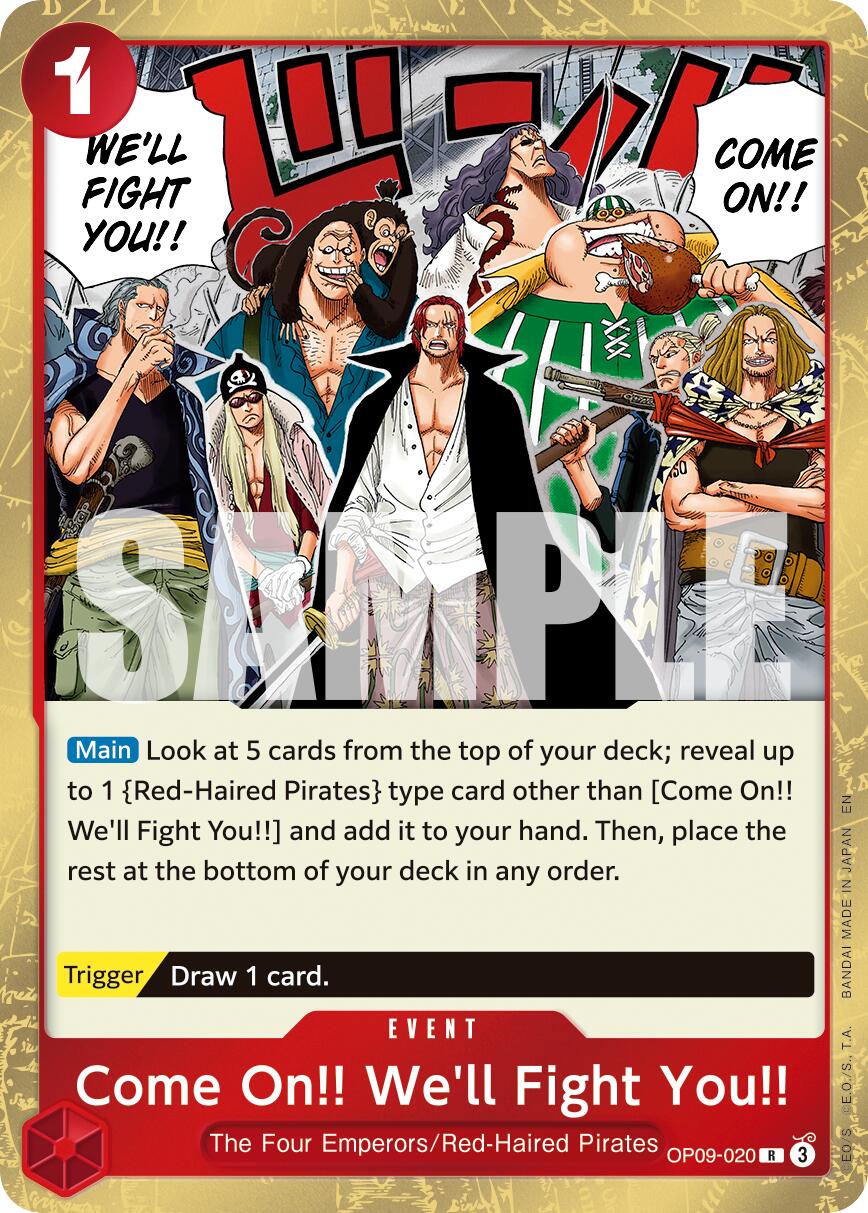 Come On!! We'll Fight You!! (Reprint) [Premium Booster -The Best- Vol. 2] | Cards and Coasters CA