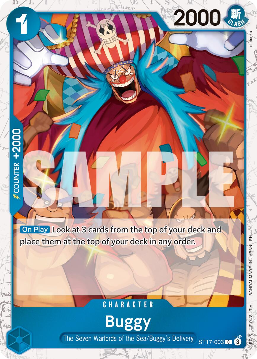 Buggy (ST17-003) (Pirate Foil) [Premium Booster -The Best- Vol. 2] | Cards and Coasters CA