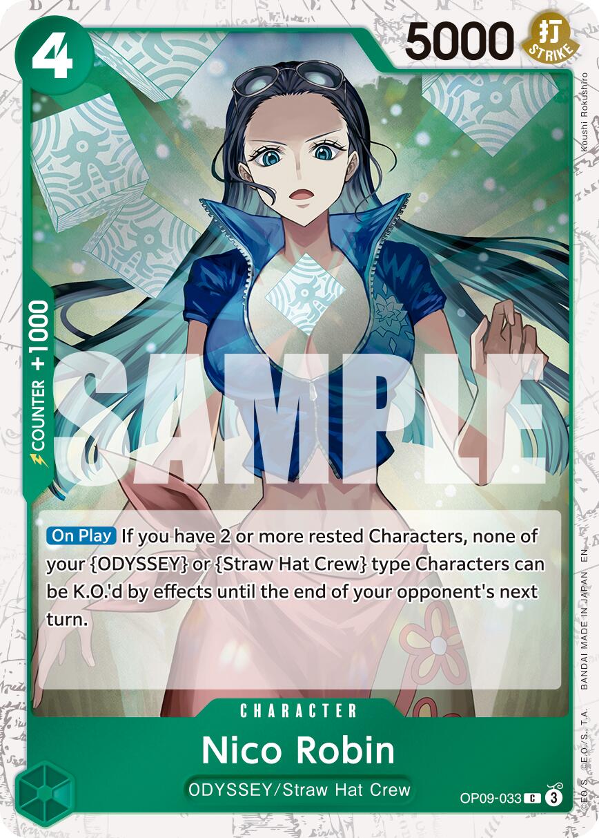 Nico Robin (OP09-033) (Pirate Foil) [Premium Booster -The Best- Vol. 2] | Cards and Coasters CA