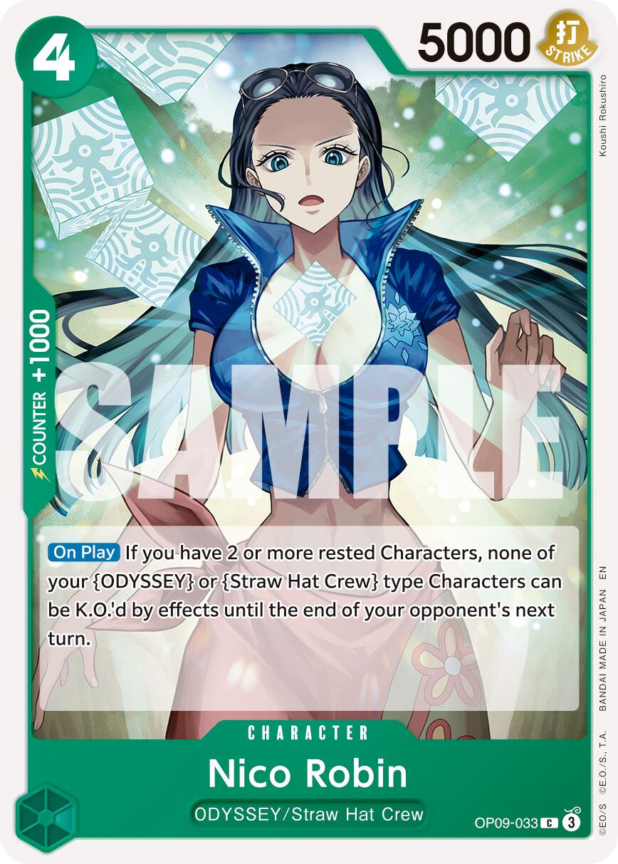 Nico Robin (OP09-033) (Reprint) [Premium Booster -The Best- Vol. 2] | Cards and Coasters CA