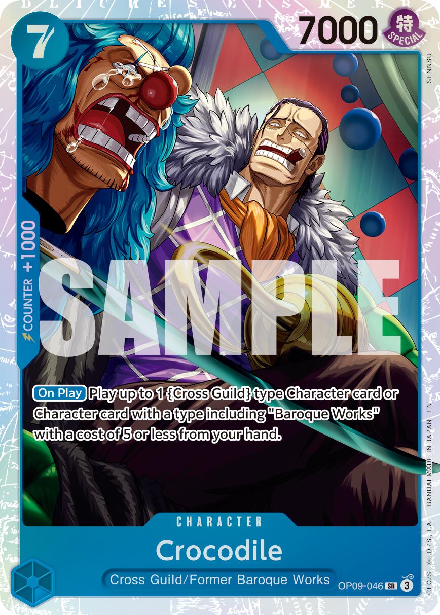 Crocodile (OP09-046) (Reprint) [Premium Booster -The Best- Vol. 2] | Cards and Coasters CA