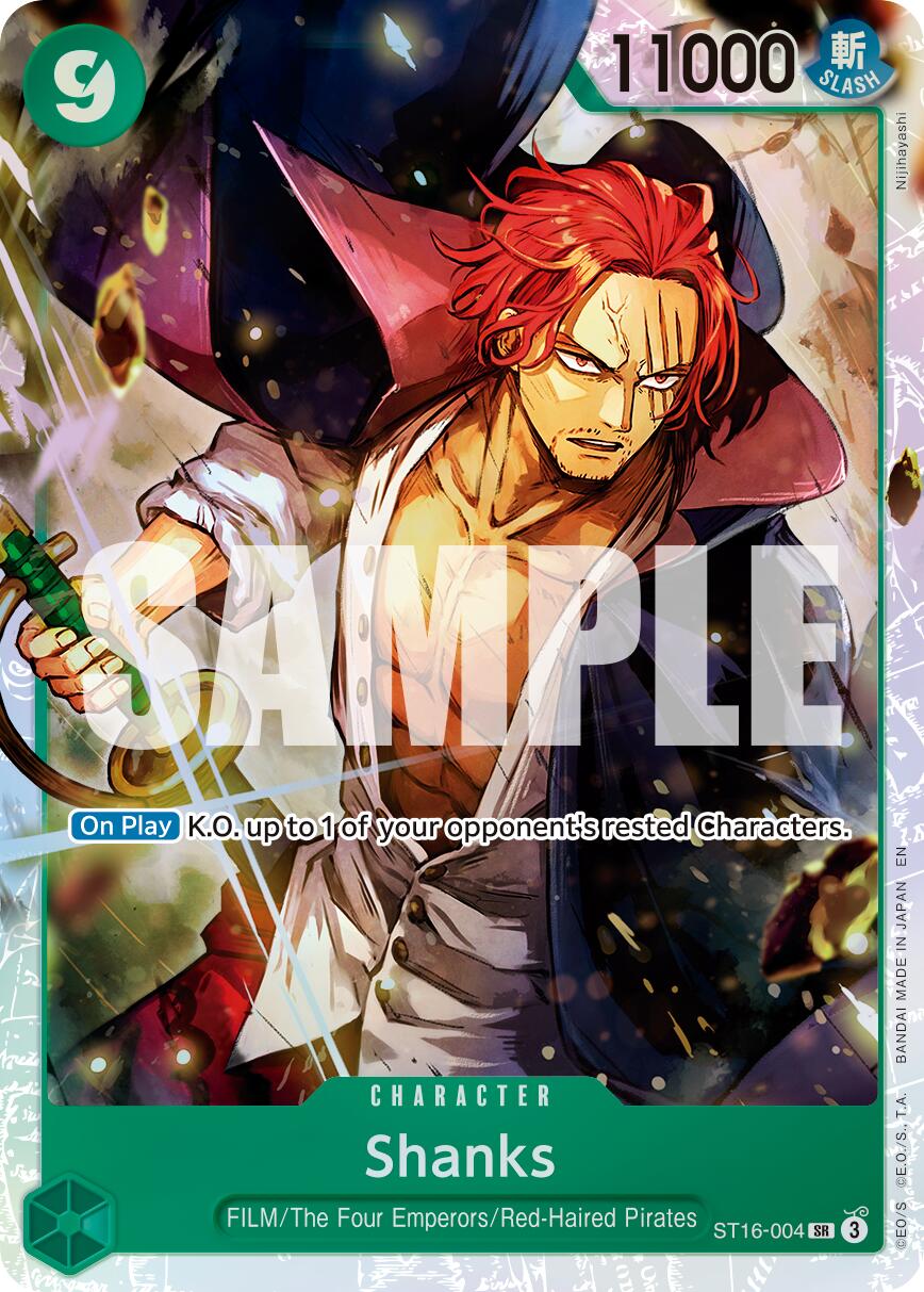 Shanks (ST16-004) (Reprint) [Premium Booster -The Best- Vol. 2] | Cards and Coasters CA