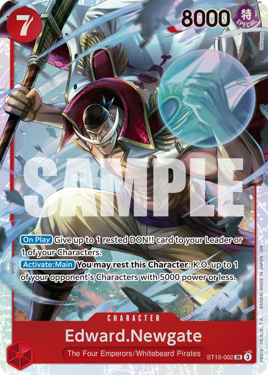 Edward.Newgate (ST15-002) (Reprint) [Premium Booster -The Best- Vol. 2] | Cards and Coasters CA