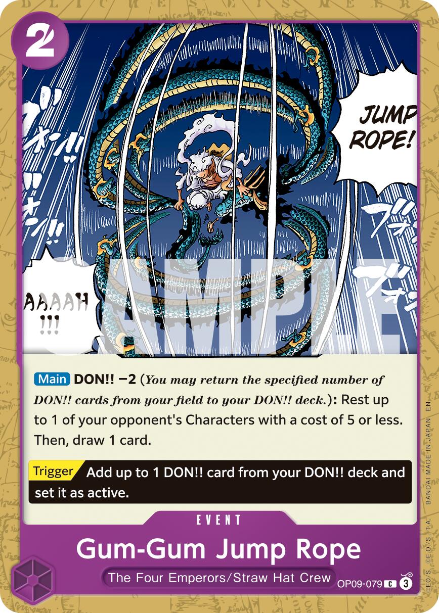 Gum-Gum Jump Rope (Reprint) [Premium Booster -The Best- Vol. 2] | Cards and Coasters CA