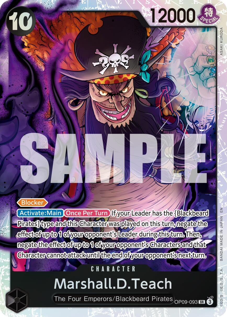 Marshall.D.Teach (OP09-093) (Reprint) [Premium Booster -The Best- Vol. 2] | Cards and Coasters CA