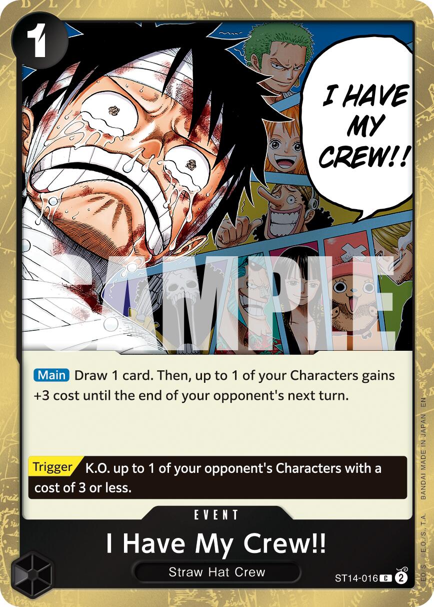 I Have My Crew!! (Pirate Foil) [Premium Booster -The Best- Vol. 2] | Cards and Coasters CA