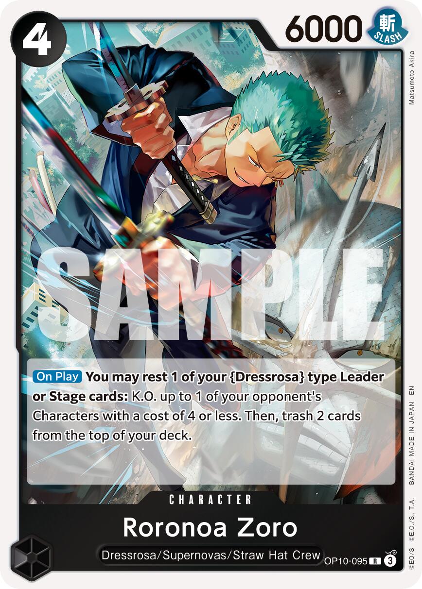 Roronoa Zoro (OP10-095) (Reprint) [Premium Booster -The Best- Vol. 2] | Cards and Coasters CA