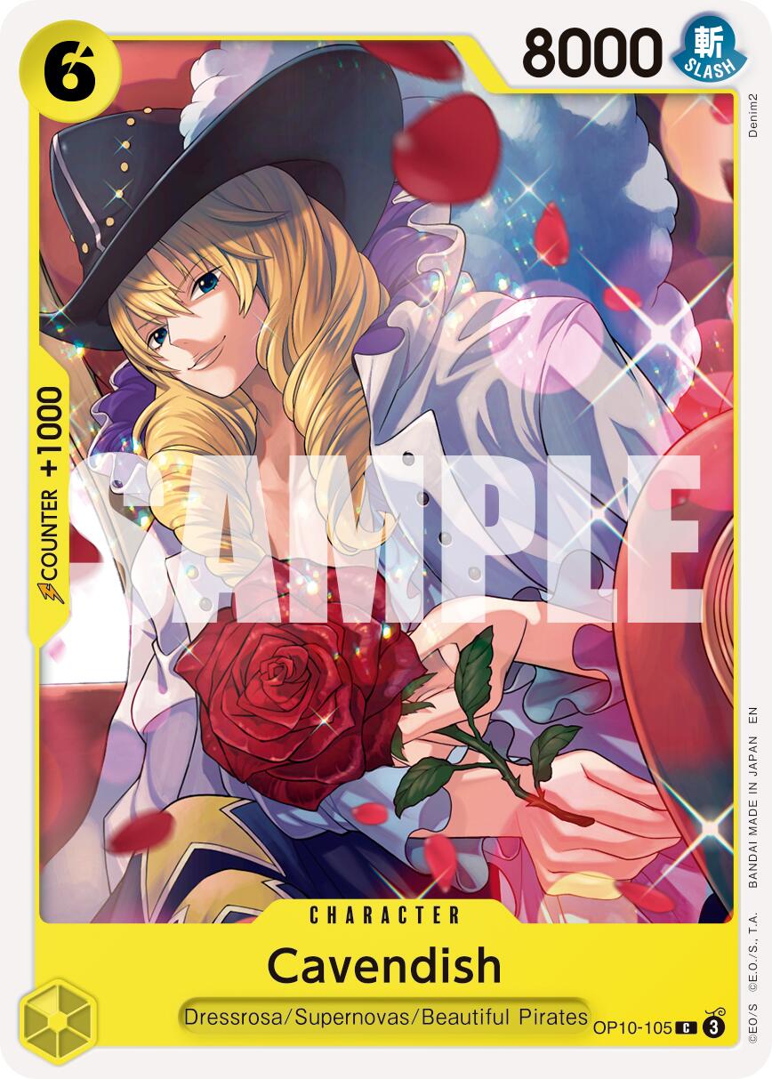Cavendish (OP10-105) (Reprint) [Premium Booster -The Best- Vol. 2] | Cards and Coasters CA