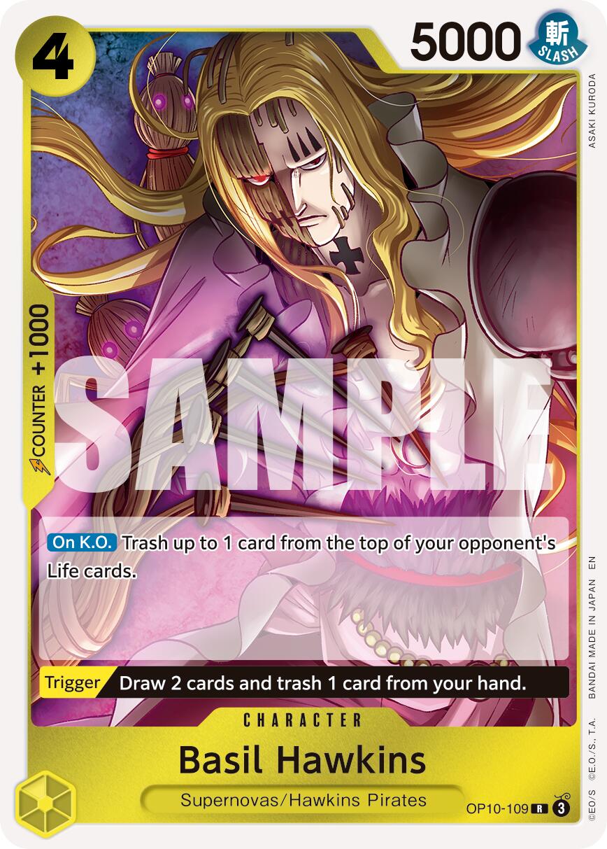 Basil Hawkins (OP10-109) (Reprint) [Premium Booster -The Best- Vol. 2] | Cards and Coasters CA
