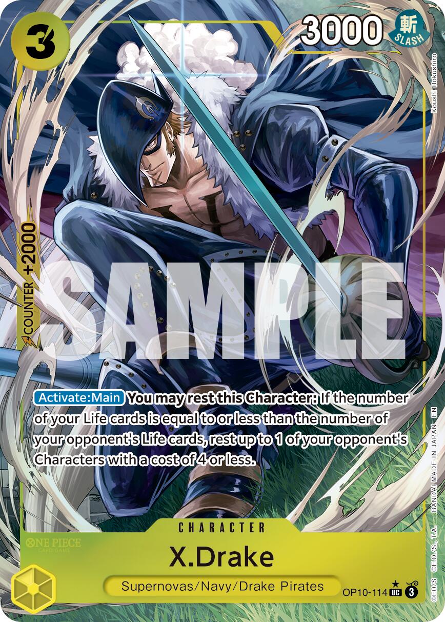X.Drake (Alternate Art) [Premium Booster -The Best- Vol. 2] | Cards and Coasters CA